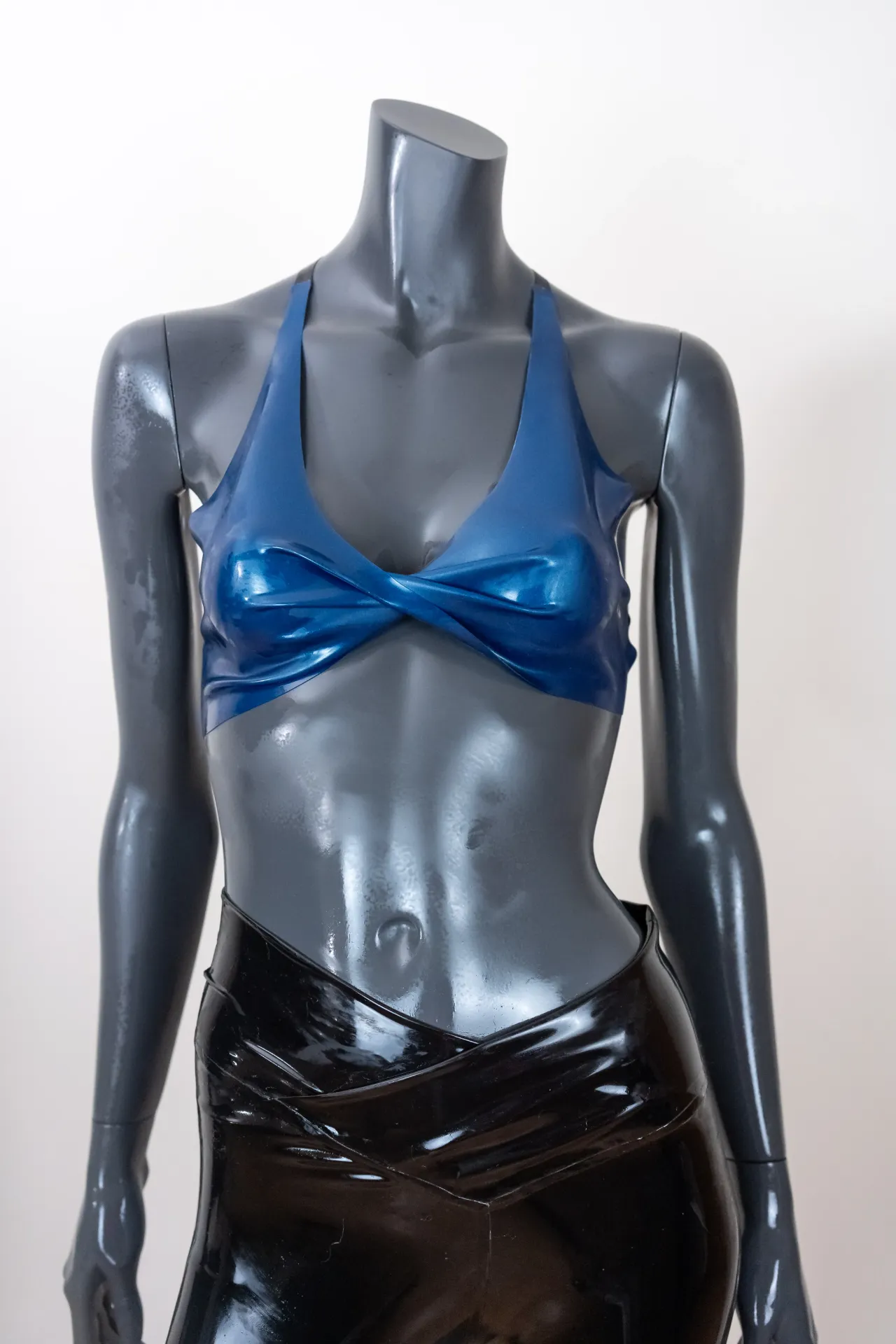 Latex Mini skirt (XS, Schwarz)
